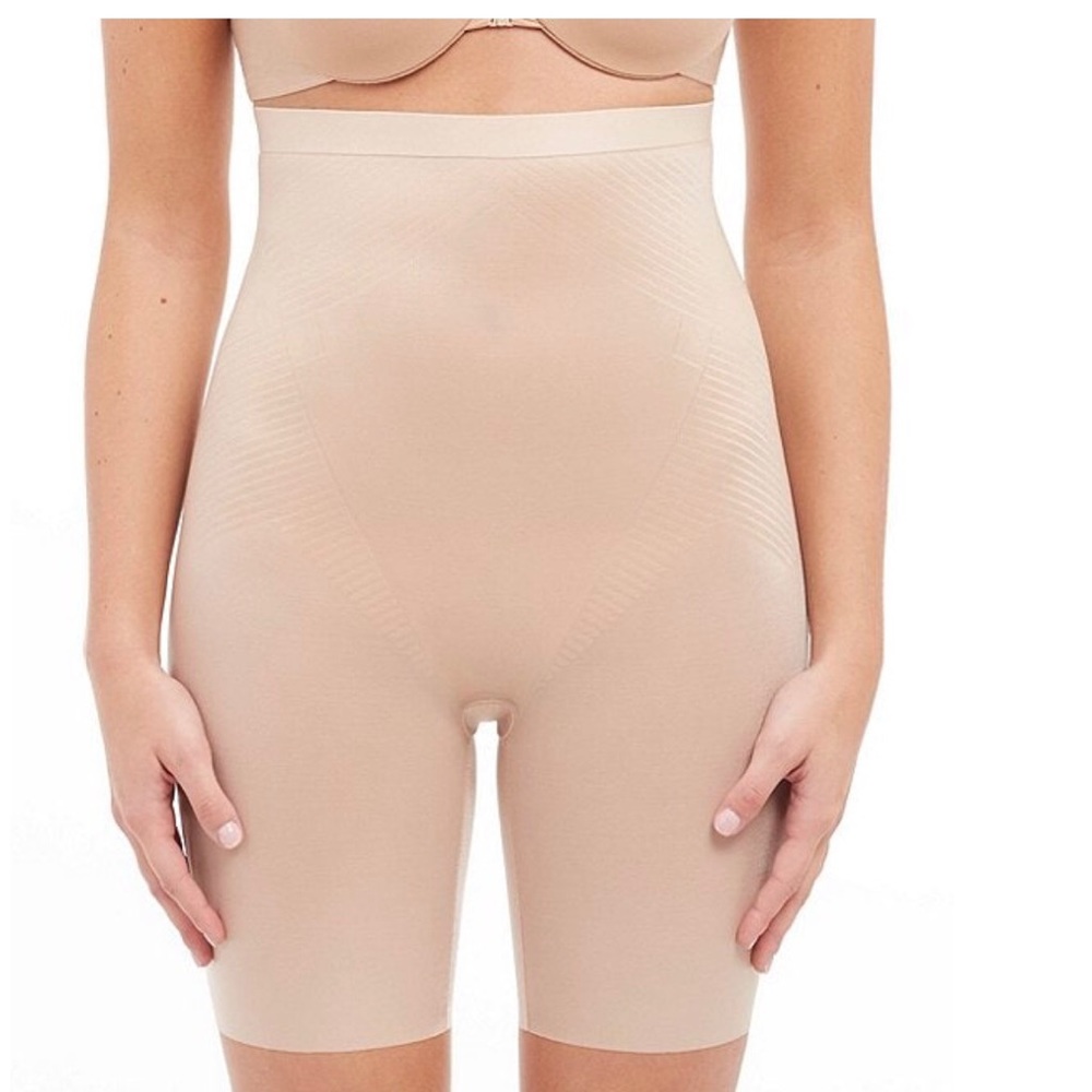 Spanx High-Waisted Mid Thigh Shorts
